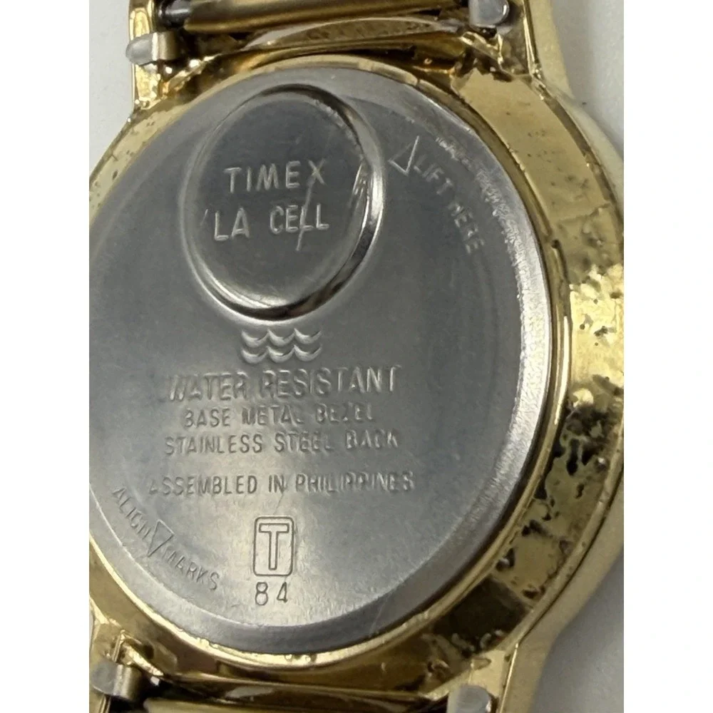 Timex Vintage 1991 Mens‎ Watch New Battery 32MM 6.75